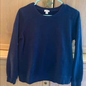 J Crew cotton terry sweatshirt
